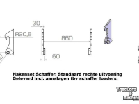 Gummi-Schieber Qmac HAKENSET: SCHAFFER LOADER