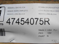 Motor FPT NewH /Case /SteigerFPT Longblok Parts no:47454075R New Holland T9.390, T9.450, T9.505, T9.560, T9.670 Case Steiger 400, Steiger 450, Steiger 500, Steiger 550, Steiger 600 F3BFE613C, F3BFA613A