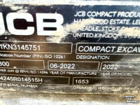 Minibagger JCB 16C-1 minigraver 2022!!! OPRUIMING!!
