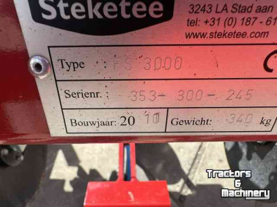 Hackmaschine Steketee steketee fs 3000