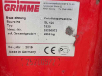 Kartoffellegemaschine Grimme GL 420 aanaardkap