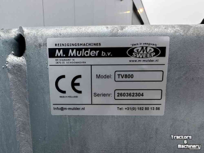 Kehrmaschine Mulder Sweep TV800