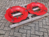 Schlepper / Traktor Fendt adapterplaten wielgewichten 10 gats