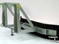 Gummi-Schieber Qmac Modulo Gummischieber für Gelände 2.40 mtr anbau Volvo L50- L60-L90