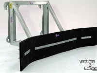 Gummi-Schieber Qmac Modulo Gummischieber für Gelände 2.40 mtr anbau Volvo L50- L60-L90