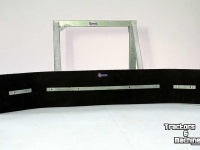 Gummi-Schieber Qmac Modulo Gummischieber für Gelände 2.40 mtr anbau Volvo L50- L60-L90