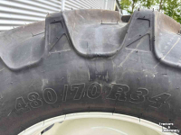 Räder, Reifen, Felgen & Distanzringe BKT Agrimax Banden 480/70R34 en 380/70R24 Verstelbare Velgen