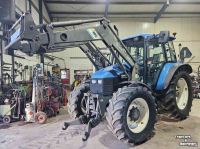 Schlepper / Traktor New Holland TS100 met voorlader, fronthef en pto