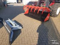 Gummi-Schieber Qmac Rubber yard scraper blades 1800mm hook up Buckets