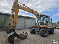 Mobilbagger Liebherr 312 banden kraan graafmachine