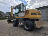 Mobilbagger Liebherr 312 banden kraan graafmachine