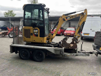Minibagger Caterpillar 301.8 Next Gen incl aanhanger