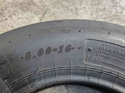 Räder, Reifen, Felgen & Distanzringe  MRL 6.00-16 3 rib voorbanden met binnenband