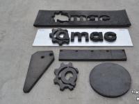 Gummi-Schieber Qmac RSMC250 Rubbermat 250 + CANVAS inlaag