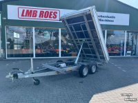 Autoanhänger bis 3500 Kg Henra KP27-3318   aanhanger kiep aanhangwagen  3 zijdig kipper