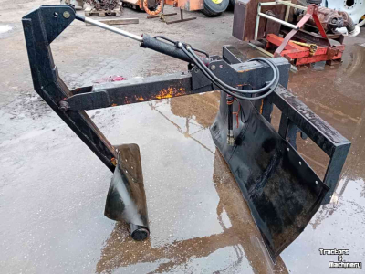 Ballengreifer  Balenklem, Pakkenklem, boven-over, JCB aansluiting