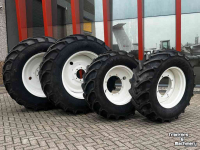 Räder, Reifen, Felgen & Distanzringe Mitas set MITAS AS 65 480/65R28 en 600/65R38 ca 80% op velgen NewH T6.xxx/T7.xxx