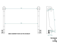 Sonstiges Anbauteile und Zubehör Qmac HAKENSET: VOLVO L50 L60 L70 L90 (40MM)