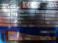Gabelstapler Nissan FD01 A 150 Heftruck