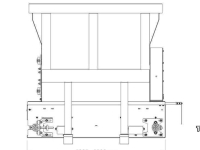 Sägemehl Streuer für Liegeboxen Qmac ALLESSTROOIER / UNIVERSEELSTROOIER USE 120 - 1330L