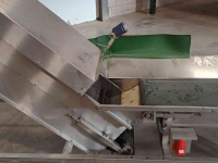 Förderband Affeldt Opvoerband RVS 3720X400 mm / elevatorband / elevator belt / förderband / steigband