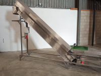 Steigförderband Affeldt Opvoerband  RVS OPVOERBAND ELEVATORBAND ELEVATOR BELT FÖRDERBAND STEIGBAND
