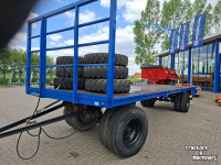 Tieflader / Anhänger  PLATTE BALENWAGEN AANHANGER