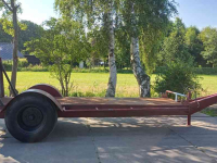 Tiefladeanhänger Schuitemaker Oprijwagen heftruck mini kraan/ shovel