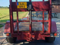 Tiefladeanhänger Schuitemaker Oprijwagen heftruck mini kraan/ shovel