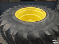 Räder, Reifen, Felgen & Distanzringe John Deere 800/65 R32 wielen  Grote ZF Steek