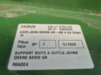 Frontlader Mailleux Voorlader aanbouwdelen passend aan JOHN DEERE 6R en 6M 4 cilinder