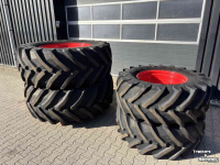 Räder, Reifen, Felgen & Distanzringe Trelleborg 650/65R38 en 540/65R28 TM800 + Fendt velgen