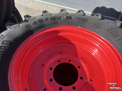 Räder, Reifen, Felgen & Distanzringe Trelleborg 650/65R38 en 540/65R28 TM800 + Fendt velgen