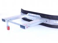 Sonstige Transport- und Industriemaschinen und Zubehör Qmac Rubber yard scraper 1.80 mtr hookup Forklift