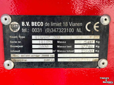 Kipper Beco Gigant 200