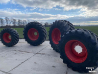 Räder, Reifen, Felgen & Distanzringe Michelin 600/70R30 en 800/70R38. Michelin Axiobib 2. Passend op Fendt 700 serie