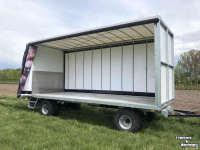 Transportwagen mit Plane / Erntewagen Heuvelmans Oogstwagens en Zeilwagens