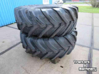 Räder, Reifen, Felgen & Distanzringe JCB 480/80R26 MICHELIN SET TM 420