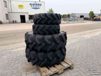 Räder, Reifen, Felgen & Distanzringe Mitas 360/70R24 + 240/70R16 Set Wielen