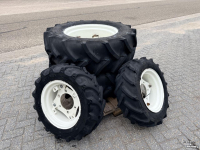 Räder, Reifen, Felgen & Distanzringe Mitas 360/70R24 & 240/70R16 Set Wielen