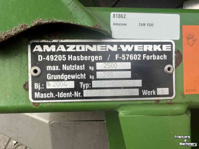 Düngerstreuer Amazone ZAM 1500