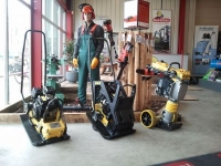 Vibrationplatten Bomag BT + BPR, Trilplaat