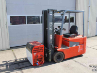 Gabelstapler Nyk FBT18P-50BC-430M elektrische heftruck driewieler Nichiyu forklift gabelstapler