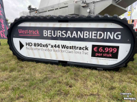 Raupen und Laufwerke West-track Claas 890x6"x44 HD rubber rups track gummiraupe 35"