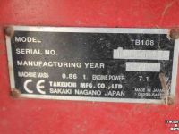 Minibagger Takeuchi TB108 minigraver mini micro graafmachine