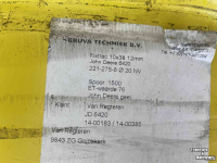 Räder, Reifen, Felgen & Distanzringe John Deere 10x38 passend onder 6420 1.50 spoor