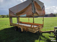 Tiefladeanhänger Kersten 4t kuip dieplader 550x198cm oprijwagen