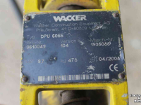 Vibrationplatten Wacker DPU6055 trilplaat met Hatz 1D81S dieselmotor trilblok (staat DPU6555 op)