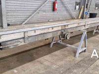 Förderband  8500X420 MM TRANSPORTBAND VLAKKE BAND FLAT BELT CONVEYOR BELT FLACHBAND FÖRDERBAND