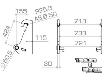 Sonstige Baumaschinen, Erdbewegungsmaschinen und Zubehör Qmac HAKENSET: AHLMAN AZ 6 T/M AZ 85 STD
